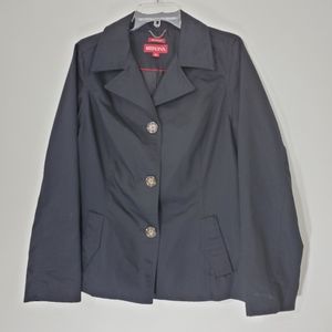 Merona Black Water Repellent Jacket Size Large